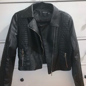 ❌SOLD❌Boohoo Black Leather Jacket